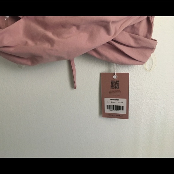 Tiger mist Marko blush/mauve top, size small - Picture 5 of 7